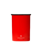 Airscape Stainless Steel Coffee Canister 500g Red Matte
