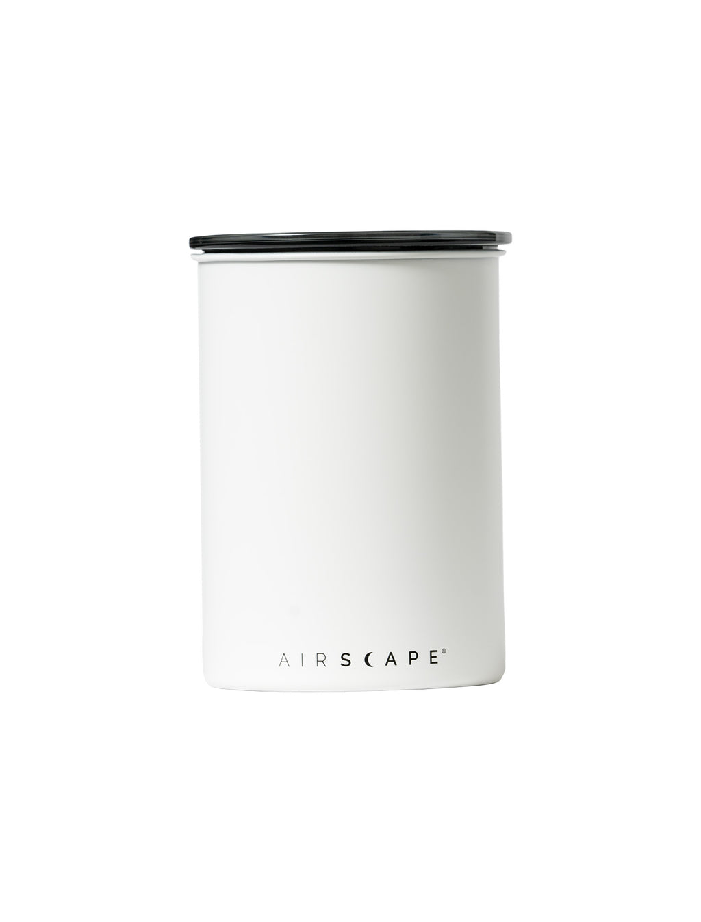 Airscape Edelstahl Aromabehälter 500g weiß matt