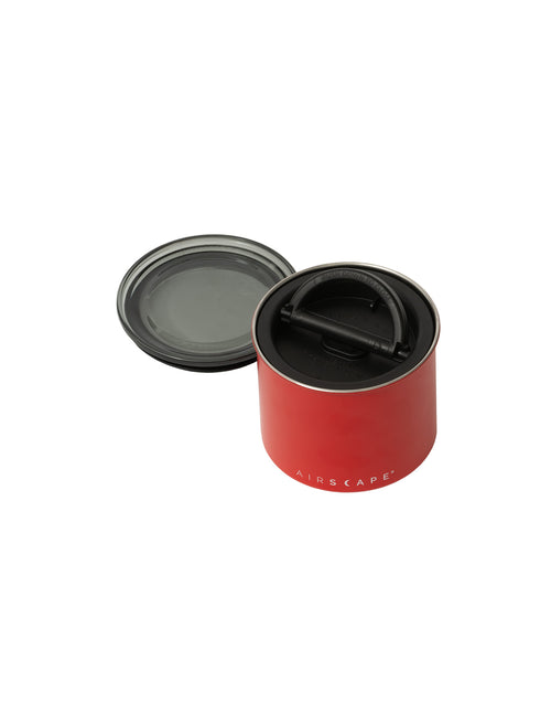 Airscape Edelstahl Aromabehälter 250g rot matt