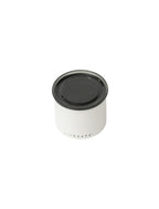 Airscape Edelstahl Aromabehälter 250g weiß matt