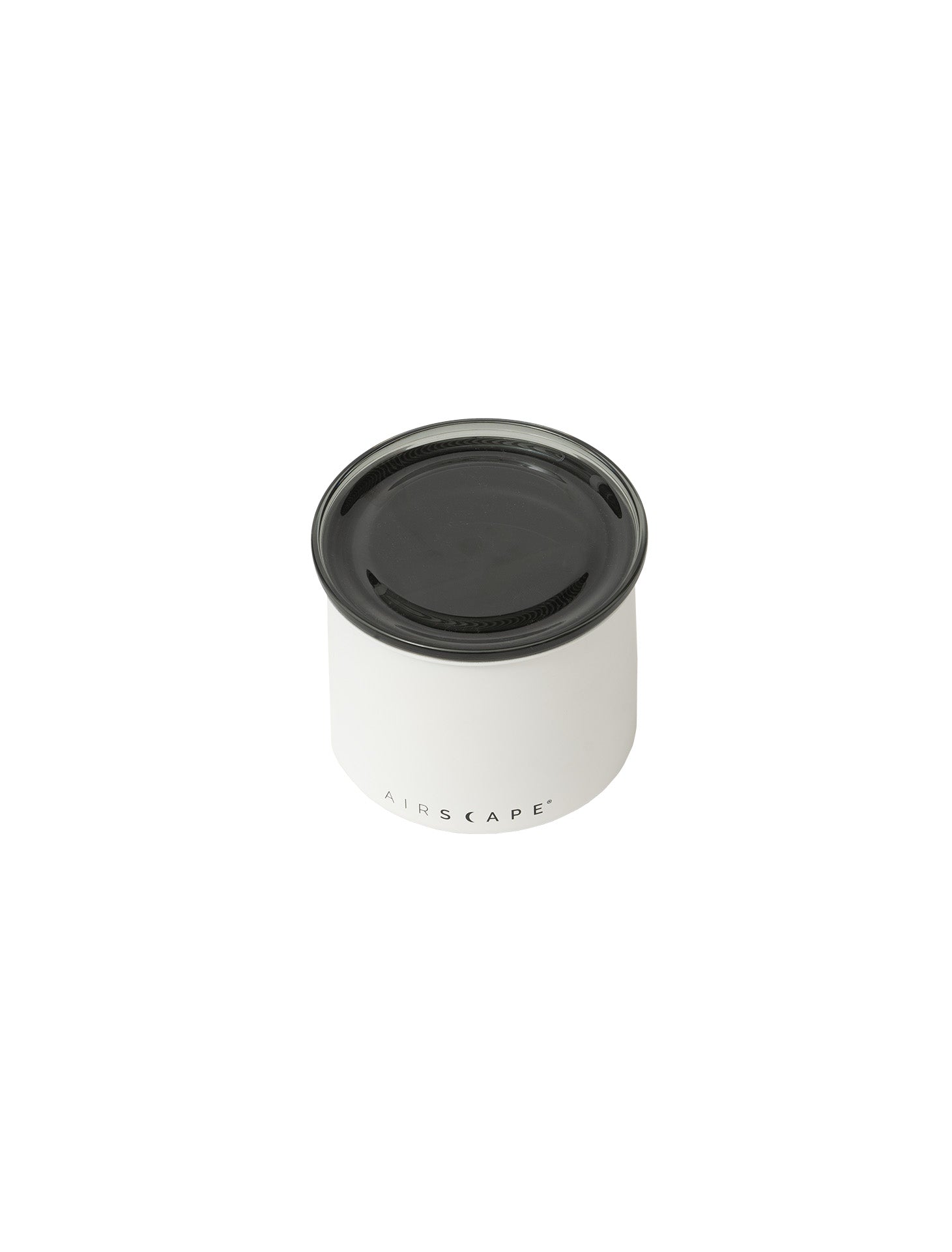 Airscape Edelstahl Aromabehälter 250g weiß matt