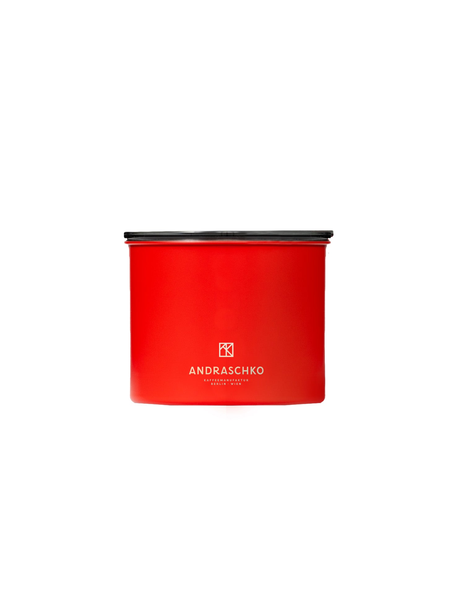 Airscape Edelstahl Aromabehälter 250g rot matt