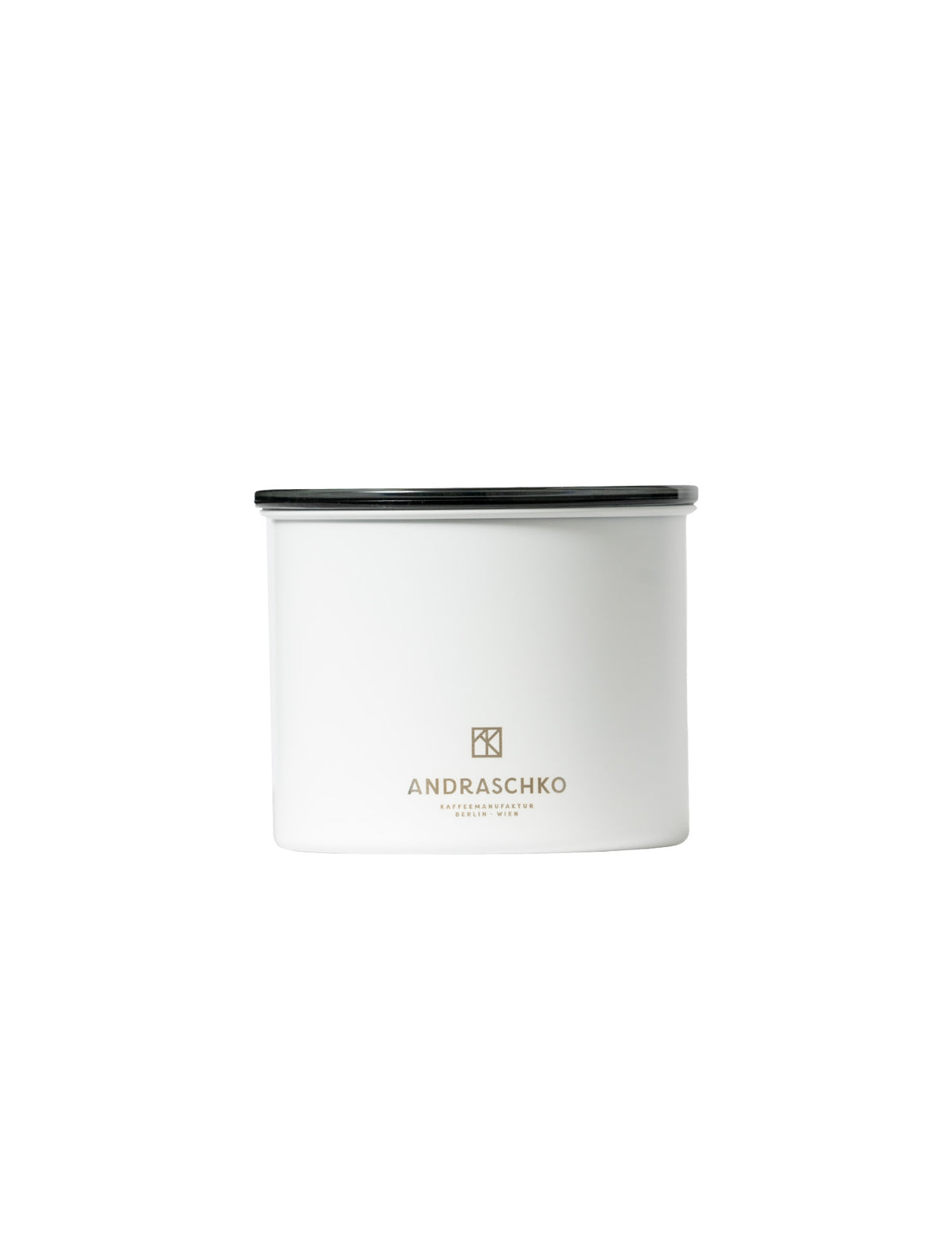 Airscape Edelstahl Aromabehälter 250g weiß matt