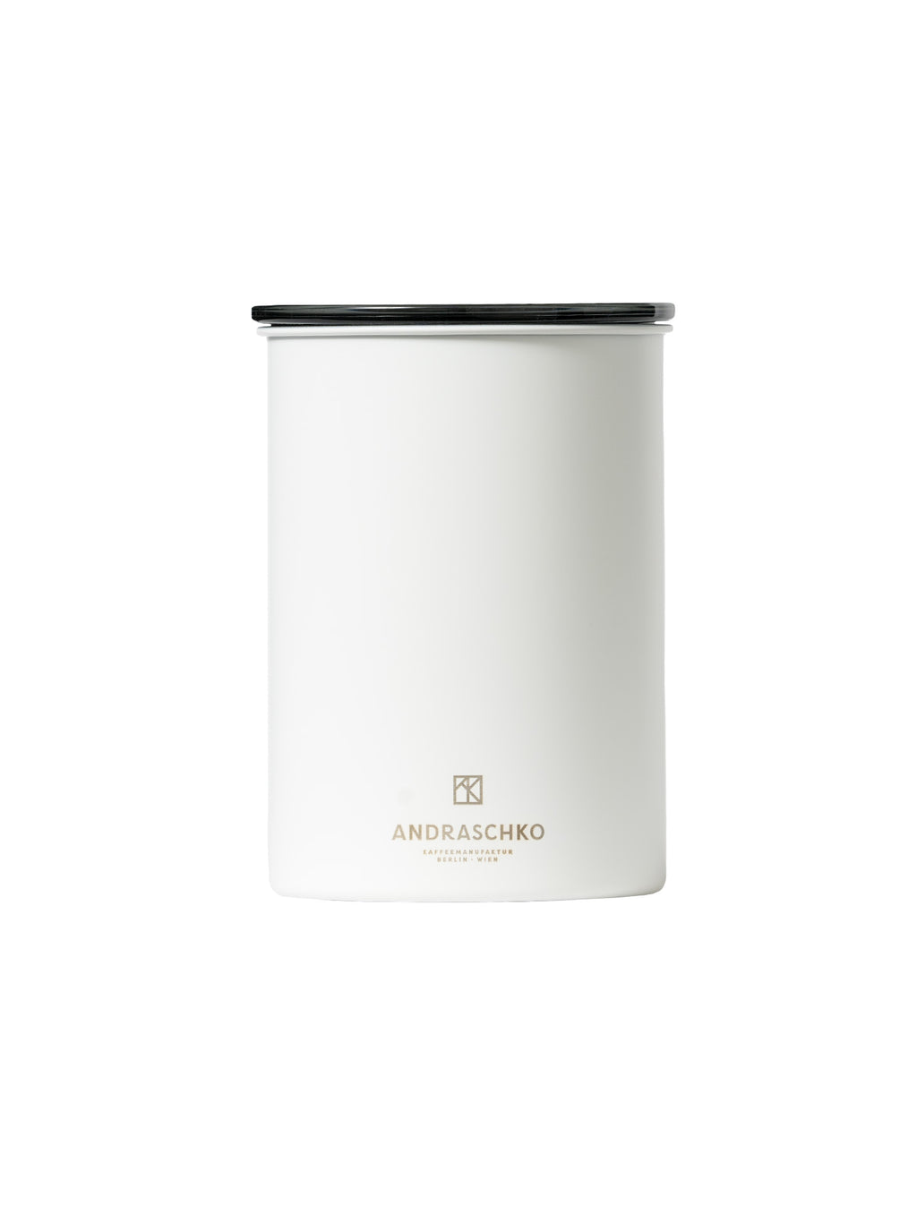 Airscape Edelstahl Aromabehälter 500g weiß matt