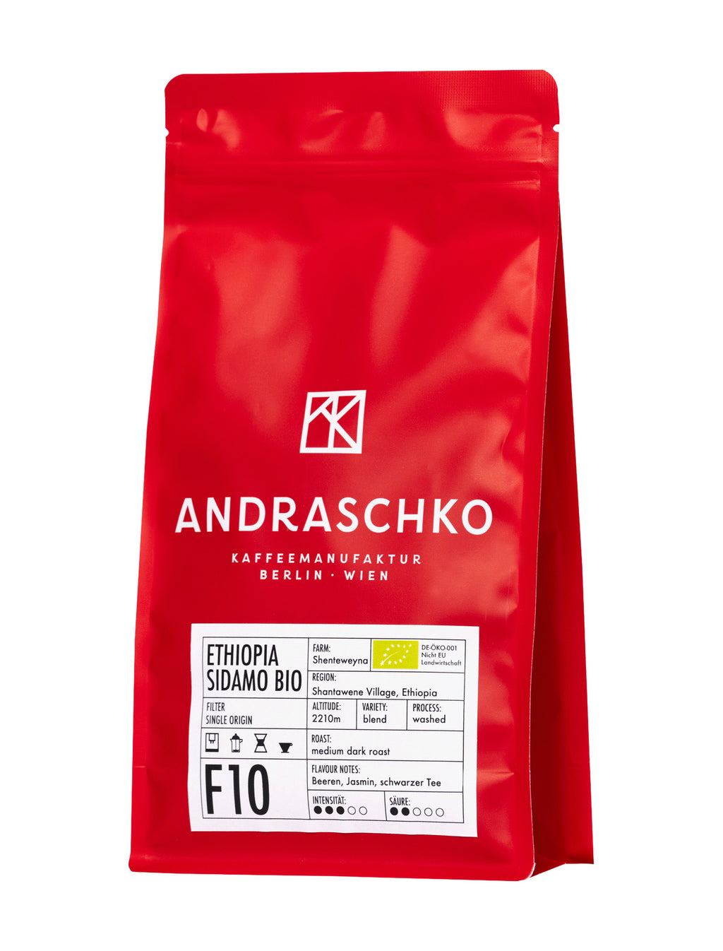 Ethiopia Sidamo BIO Single Origin Filter - DE-ÖKO-001