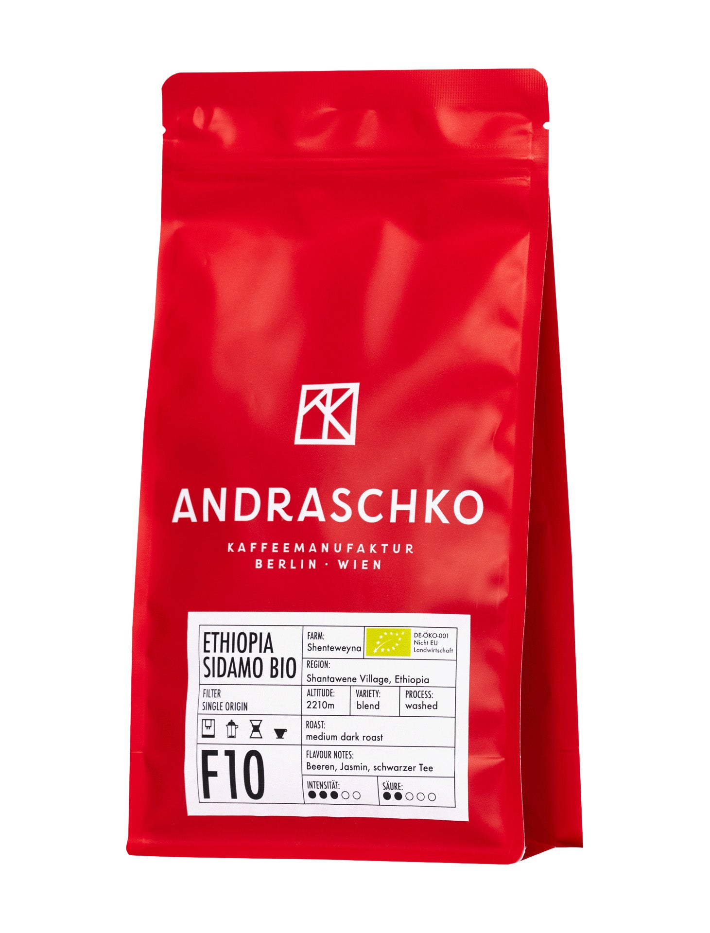 Ethiopia Sidamo Organic Single Origin Filter - DE-ÖKO-001
