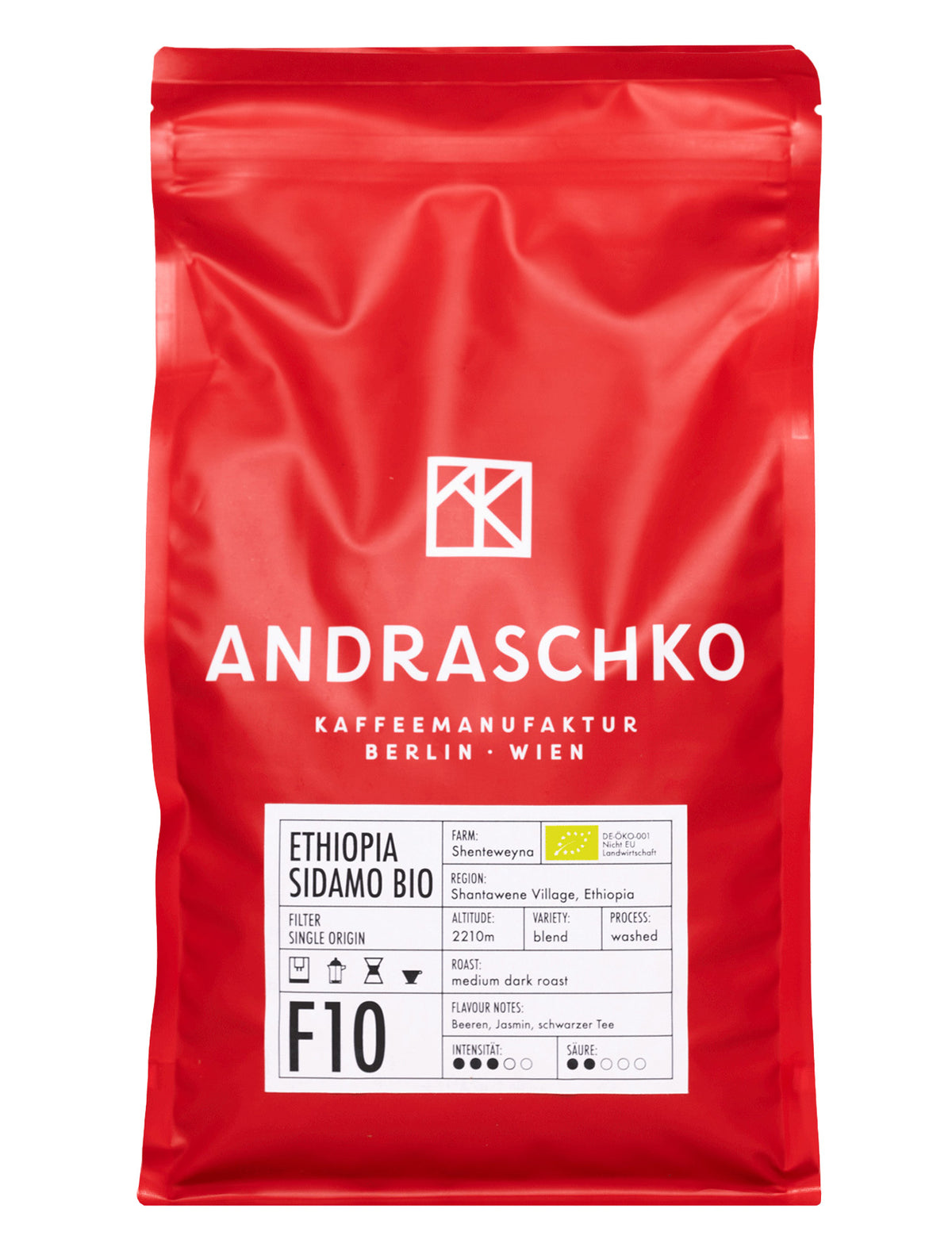 Ethiopia Sidamo Organic Single Origin Filter - DE-ÖKO-001