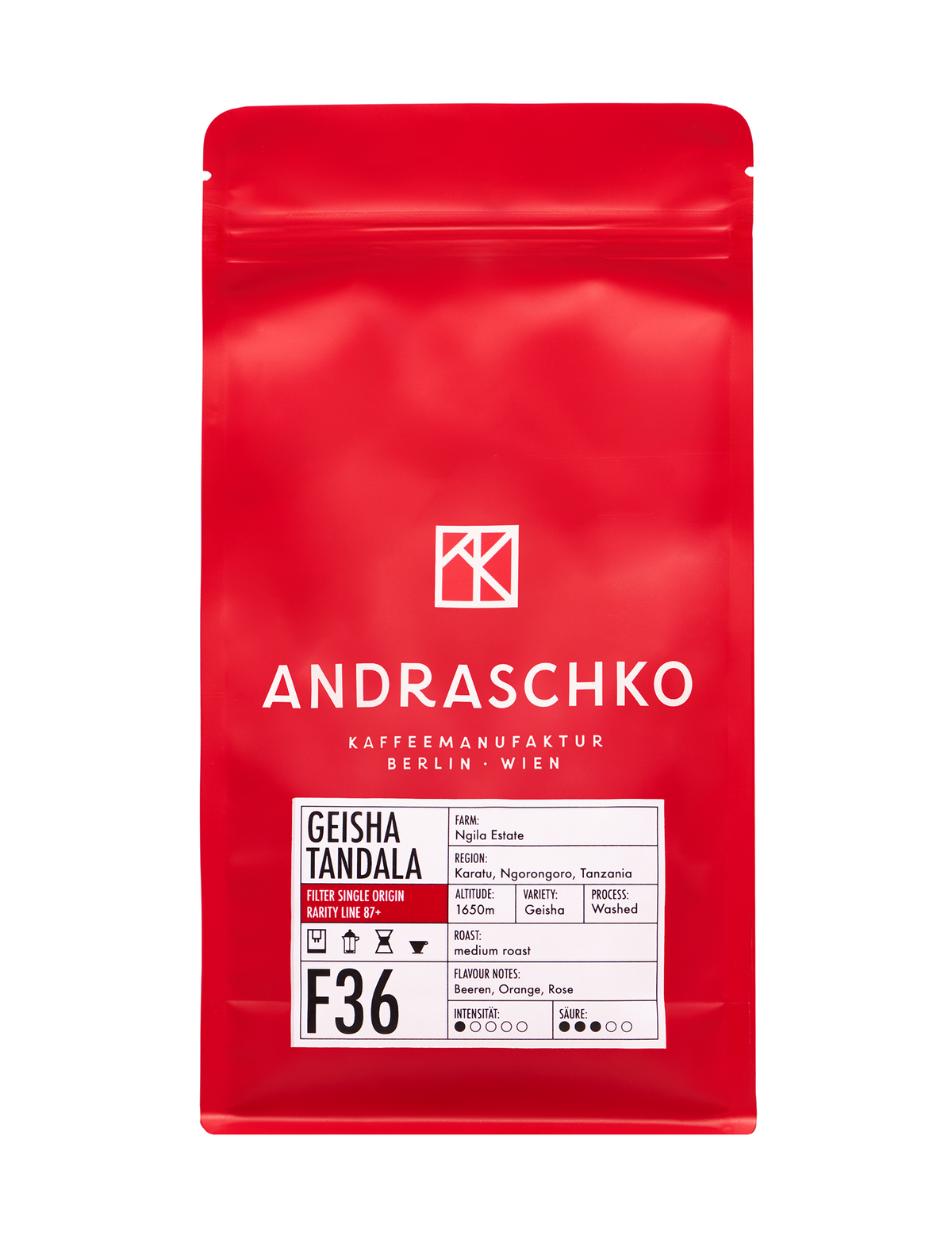 Tanzania Geisha Tandala Filter Rarity Line 87+