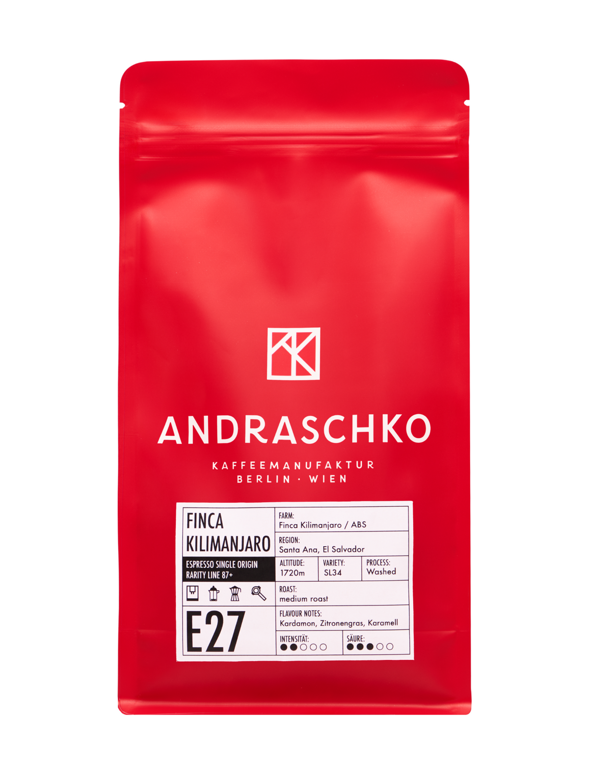 Kilimanjaro Single Origin Espresso Rarity Line 87+