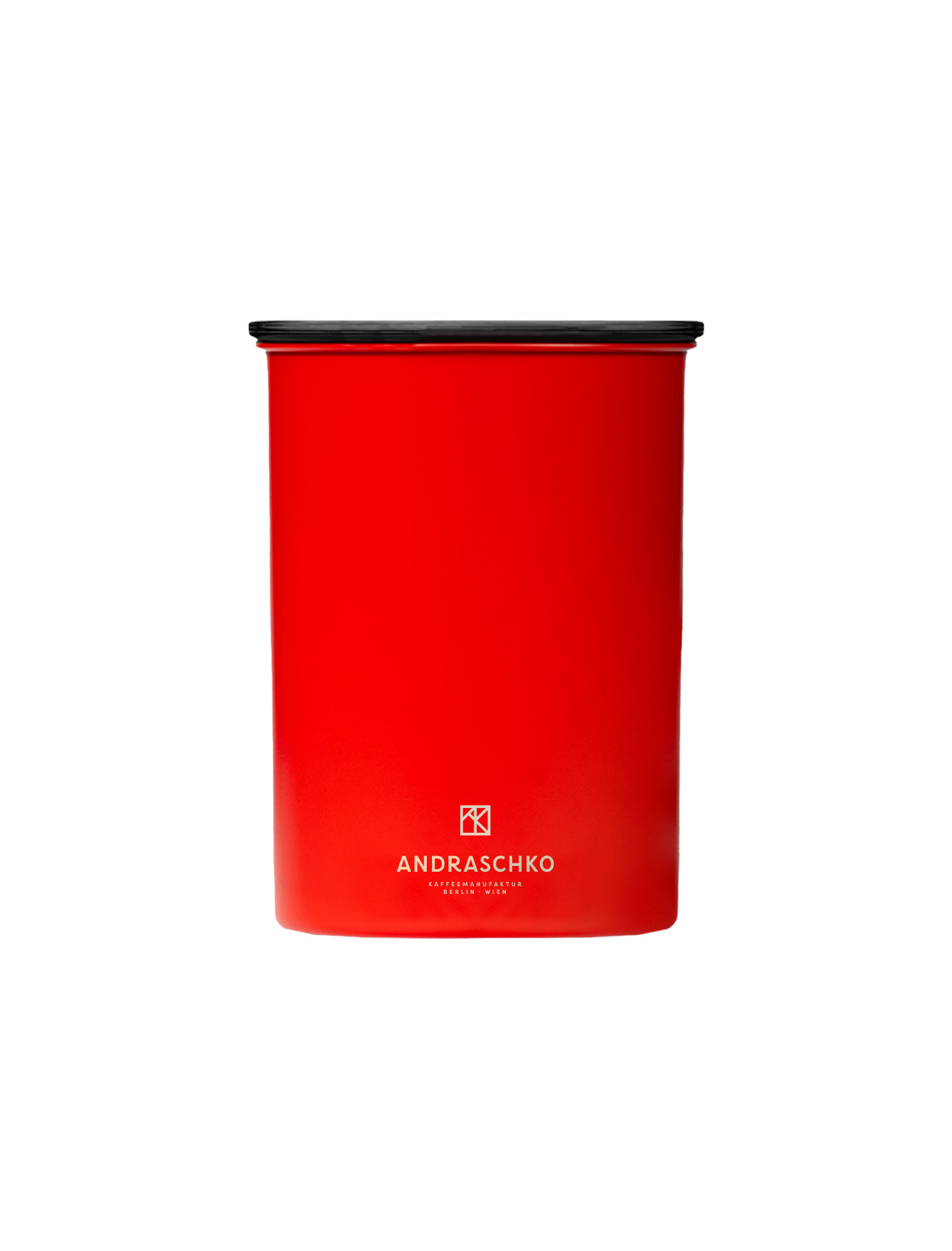 Airscape Edelstahl Aromabehälter 500g rot matt  Airscape Edelstahl Aromabehälter 500g rot matt