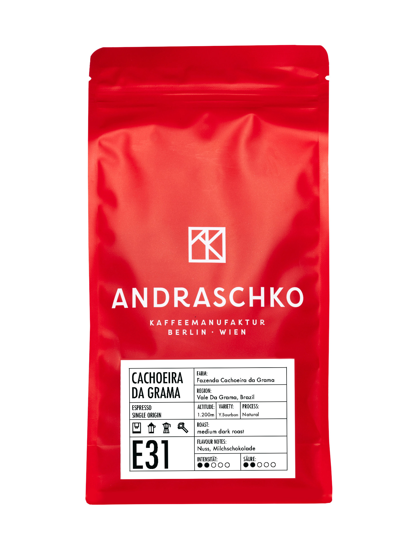 Brazil Fazenda Cachoeira da Grama Single Origin Espresso  Brazil Fazenda Cachoeira da Grama Single Origin Espresso