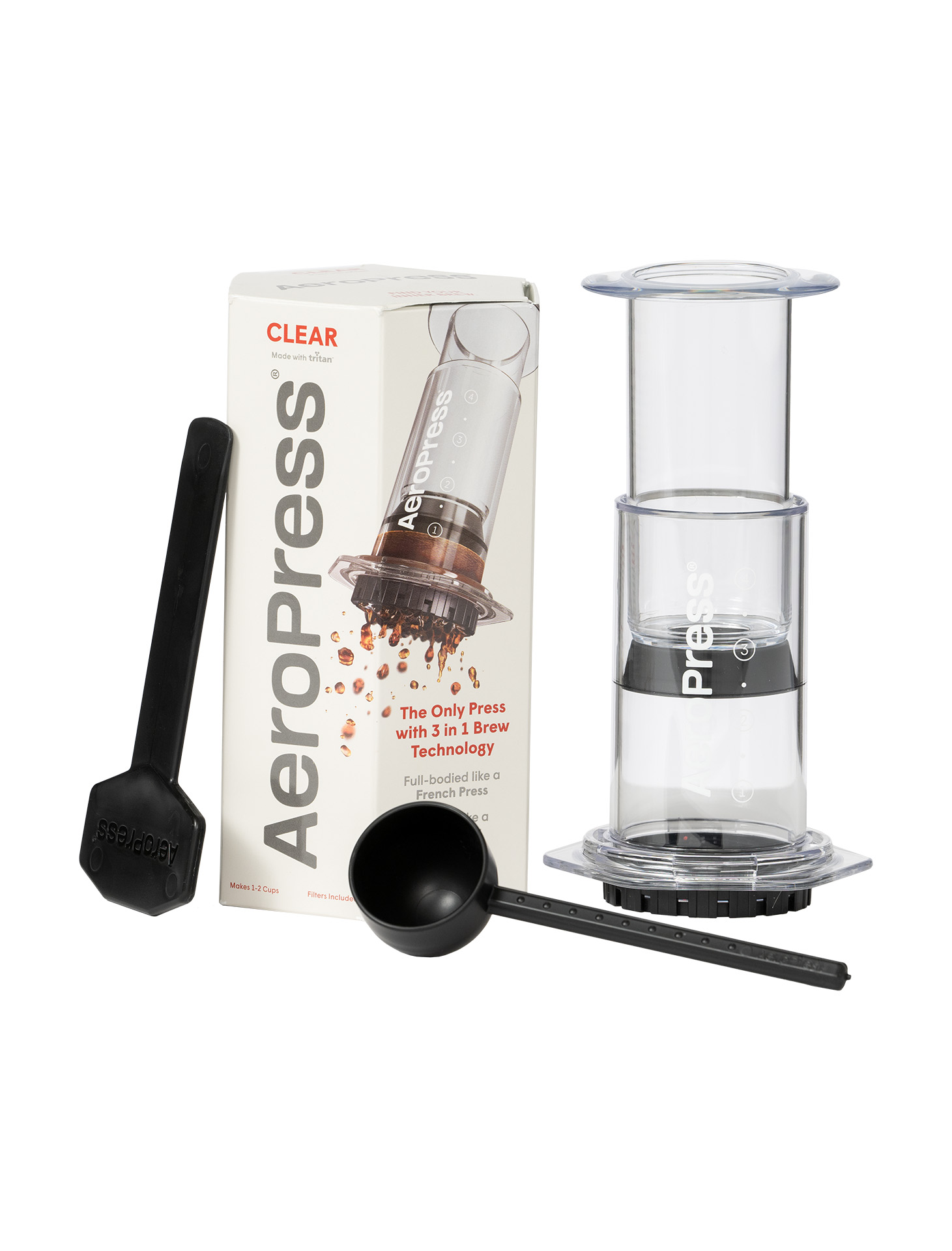 AeroPress Coffee Maker - Clear