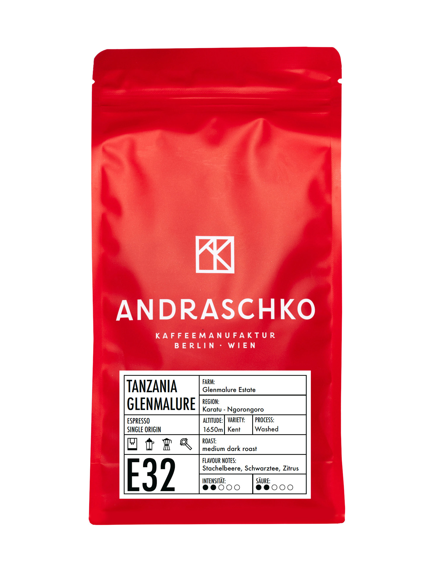 Tanzania Glenmalure Estate Single Origin Espresso  Tanzania Glenmalure Estate Single Origin Espresso