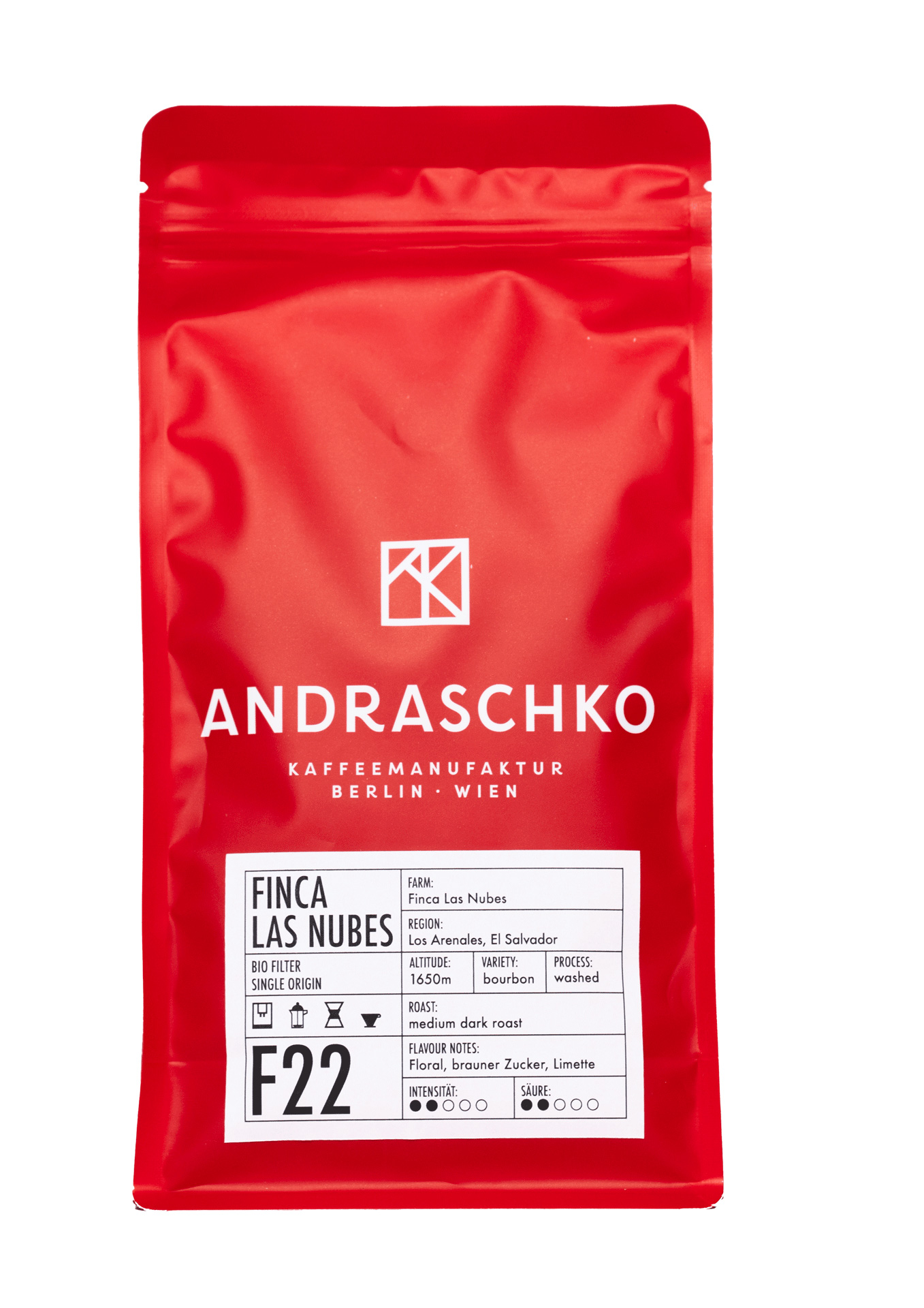 El Salvador Finca Las Nubes BIO Single Origin Filter - DE-ÖKO-001 El Salvador Finca Las Nubes BIO Single Origin Filter - DE-ÖKO-001