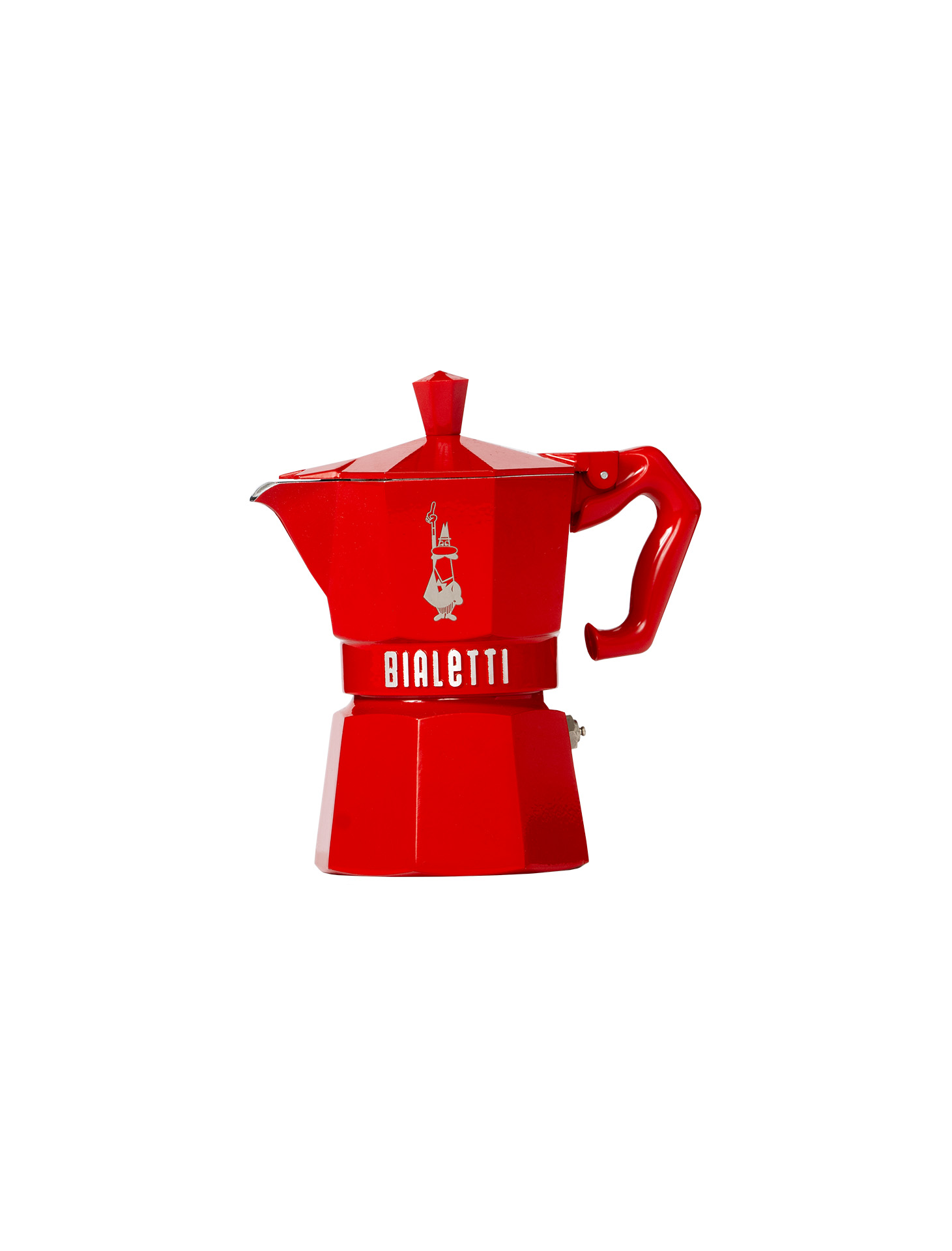 Bialetti Espressokocher Moka Exclusive 3 Tassen rot 