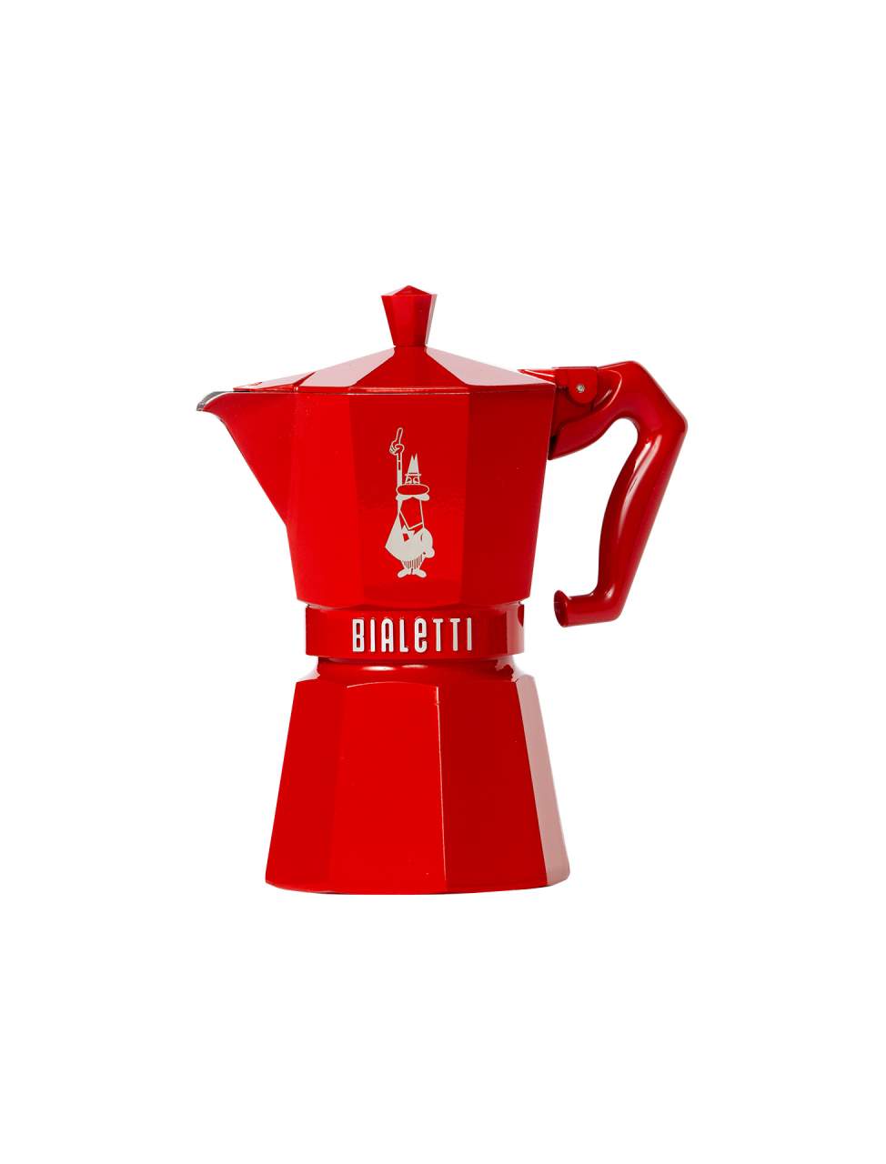 Bialetti Espressokocher Moka Exklusive rot 6 Tassen